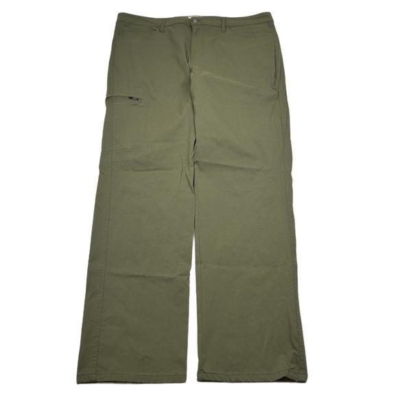 Weatherproof Vintage Performance Pants Mens 38x30 Olive‎ Green Casual Comfort - Picture 1 of 8